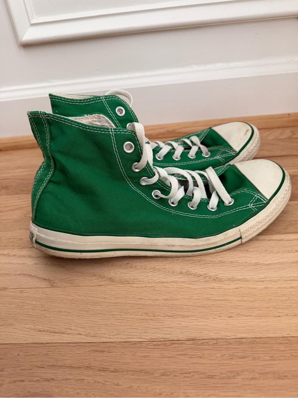 Converse Classic Chuck Taylor Amazon Green High-Top Canvas Sneakers Size 10
